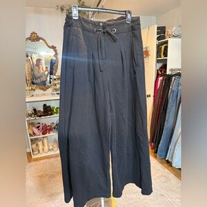 Black Wide-Leg Pants